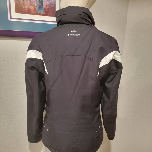 VTG - SPYDER Women's "VOLATILE" Thinsulate Jacket - SZ 6. Bl/Wh Excellent Cond! - Picture 2 of 5